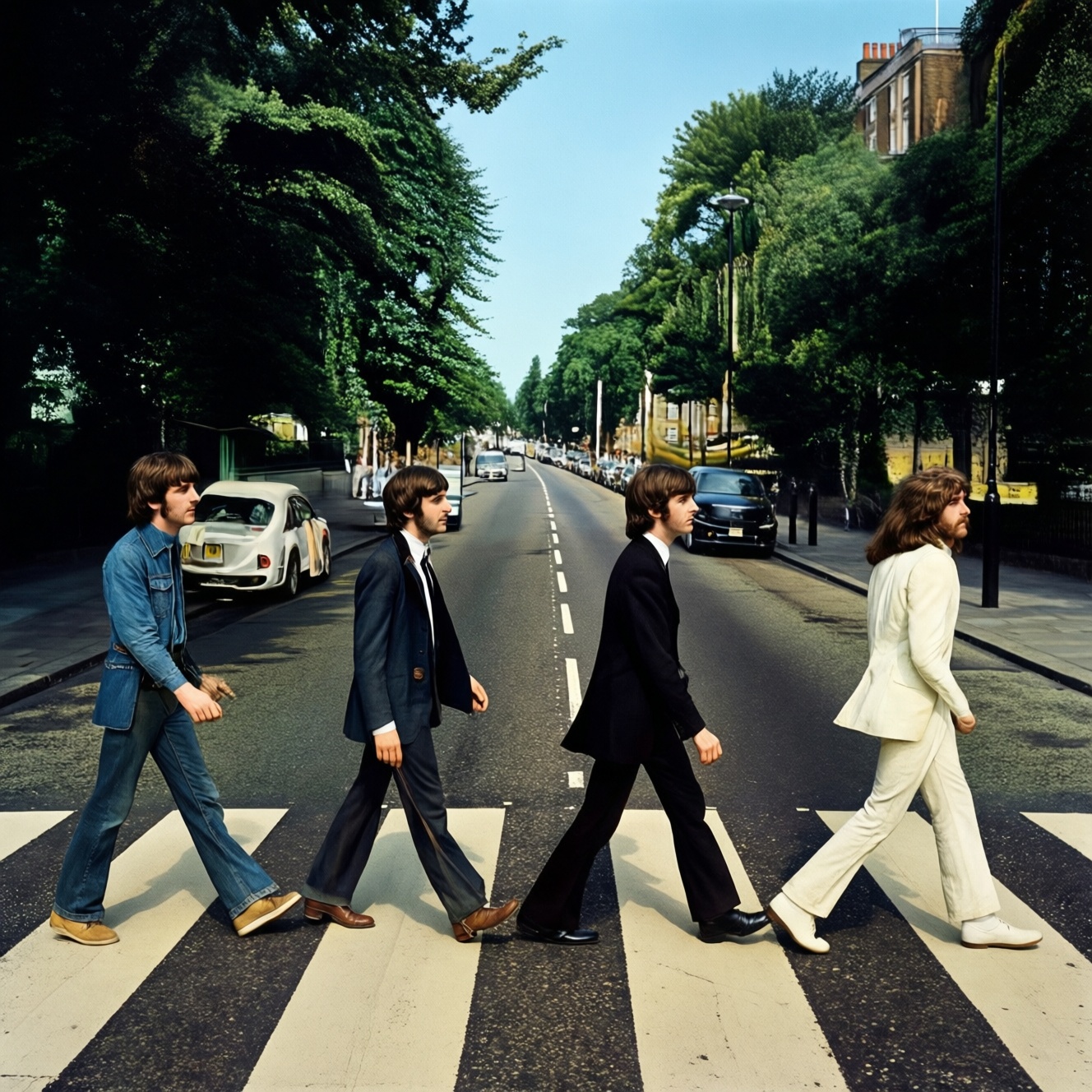 Актёры байопика о the beatles повторили легендарную обложку abbey road спустя 57 лет